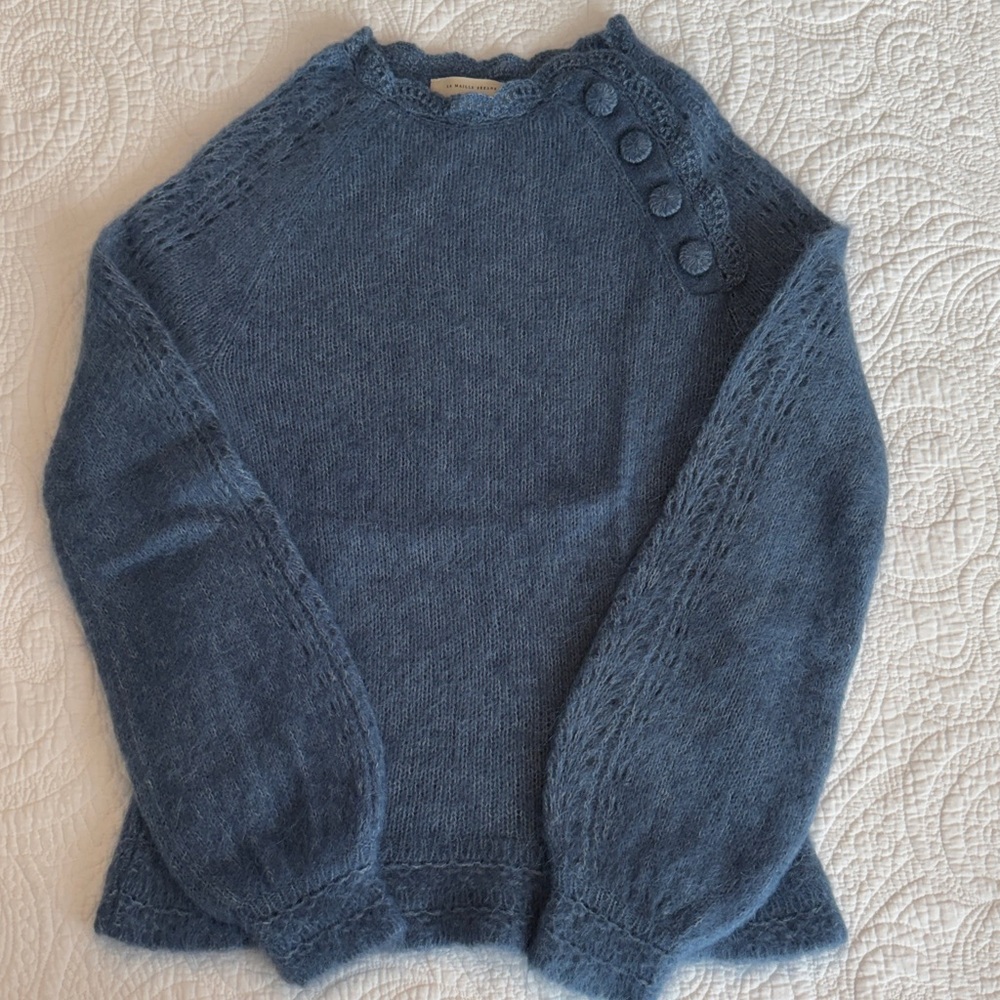 Sezane Ella Jumper Vintage Blue - Size XS